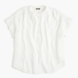 J. Crew -  Point Sur Drapey Popover Shirt Blouse; Size M